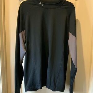 Men’s Under Armour Black and Gray Performance Top